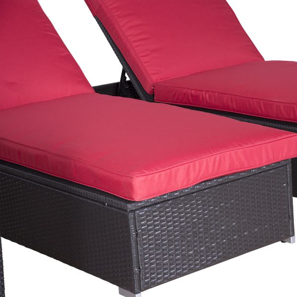 Luxury 9-Piece Rattan Garden Sofa & Lounger Set — PE Wicker with Cushions & Coffee Table in Dark Coffee